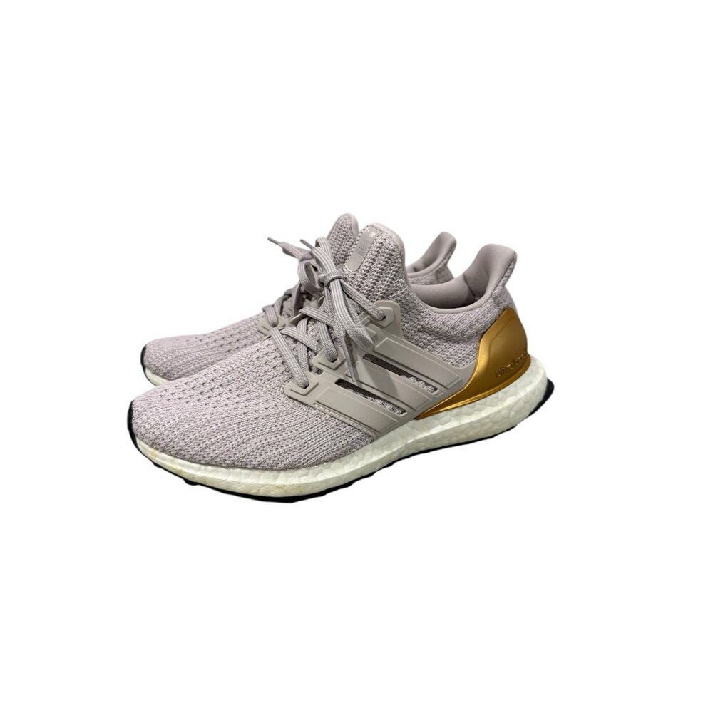 Adidas UltraBoost 4.0 DNA‎ Ice Purple Gold White Shoes GX5076 Womens Size 7